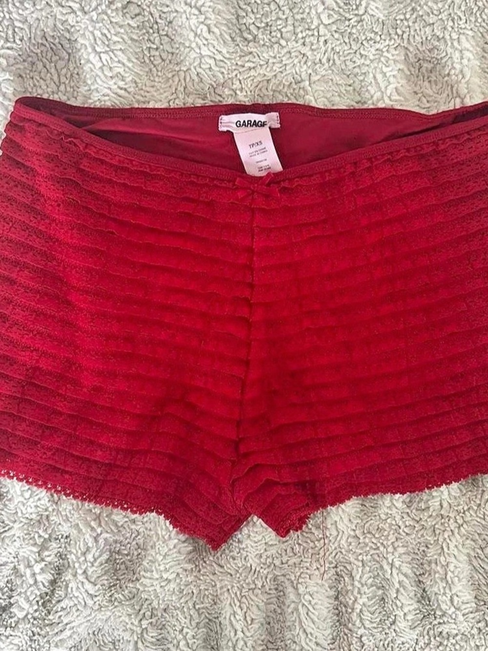 Garage Red Bloomers Size XS